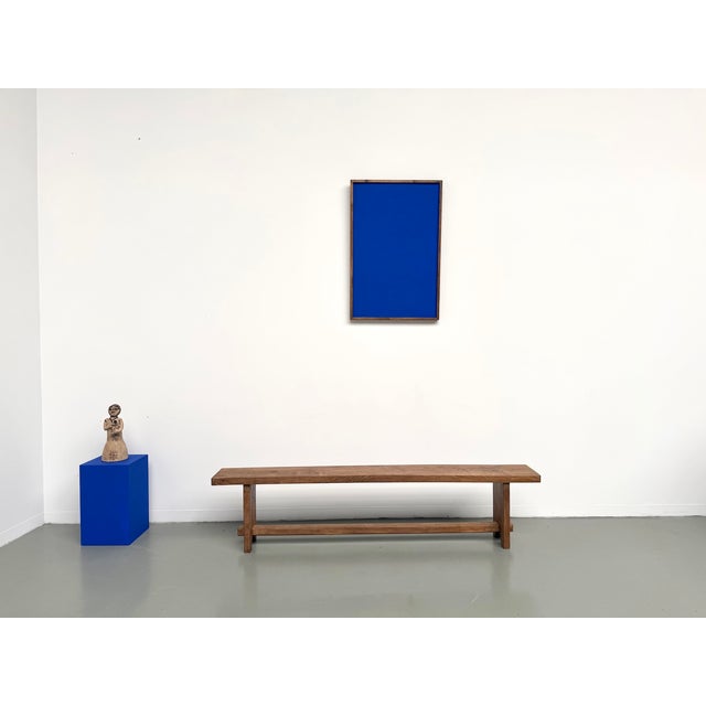 Modern Farmhouse Bench in Oak, 1950s For Sale - Image 14 of 14