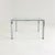 Contemporary Mid-Century Modern Italian Bauhaus Square Coffee Table in Chrome and Glass, 1980s For Sale - Image 3 of 16