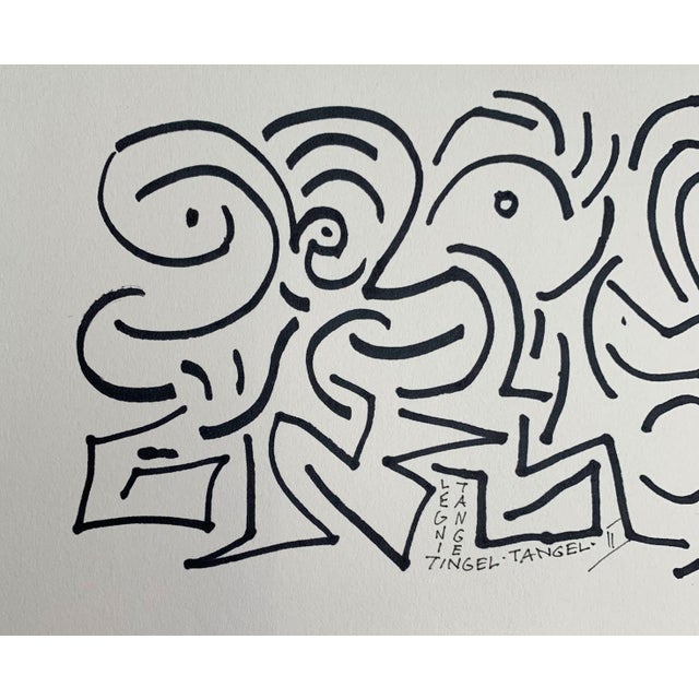 Leszek Rózga, Tingel-Tangel II, Mixed Media Drawing, 2001 For Sale - Image 4 of 6