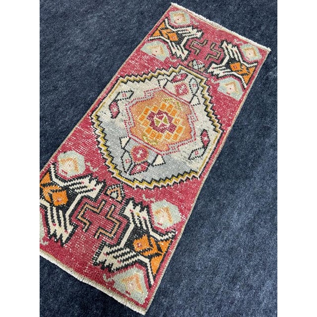Early 21st Century Turkish Yastik Rug 1'4" x 2'10" For Sale - Image 5 of 5