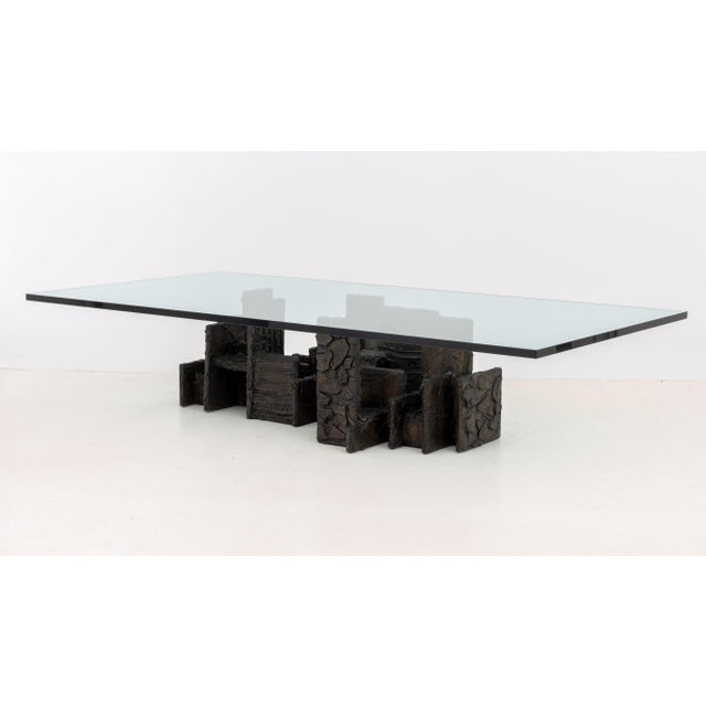 Paul Evans Skyline Bronze Resin Coffee Table, 1971 For Sale In New York - Image 6 of 13