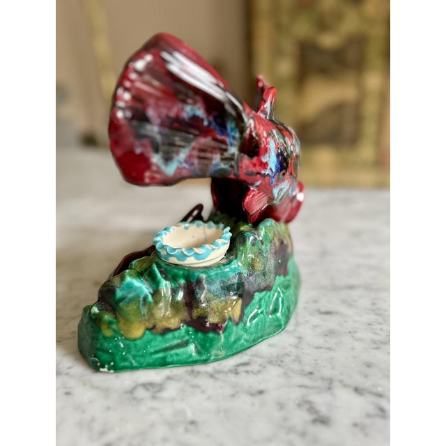 Brown Ceramic Fish in the style of Vallauris, 1950s For Sale - Image 8 of 16