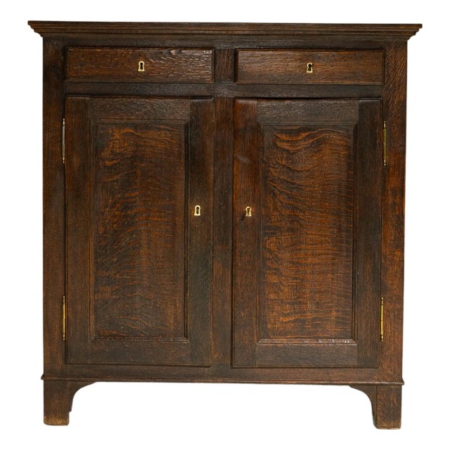 1880s French Provence Oak Buffet In Original Patina For Sale