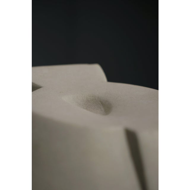 Belgian Artist, Abstract Sculpture, 1970s, Plaster For Sale - Image 9 of 13