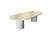 Saima Racetrack Solid White Oak Dining Table Natural For Sale - Image 4 of 9