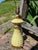 Vintage Mid Century Atomic Ceramic Lamp Base Light Lime Green and Gold With Marble Finial 1950s For Sale - Image 10 of 18
