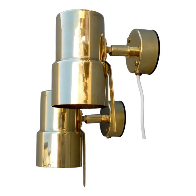 Model V324 Wall Lamps by Hans-Agne Jakobsson for Hans-Agne Jakobsson Ab Markaryd, 1960s, Set of 2 For Sale