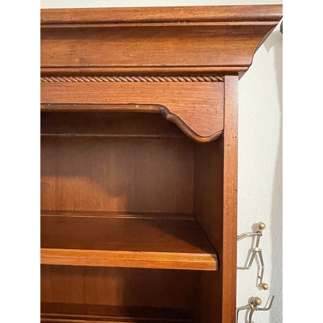 1990s Ethan Allen Country Crossings Bookcase With File Cabinet For Sale - Image 9 of 13