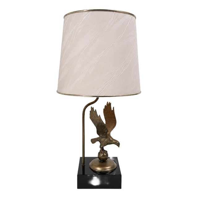 Vintage Eagle Table Lamp For Sale