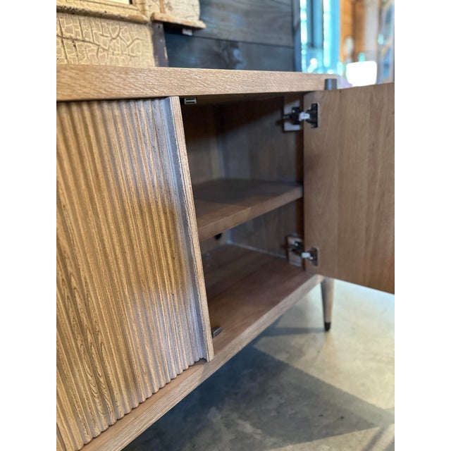 Tambour Console Cabinet For Sale In Boston - Image 6 of 11