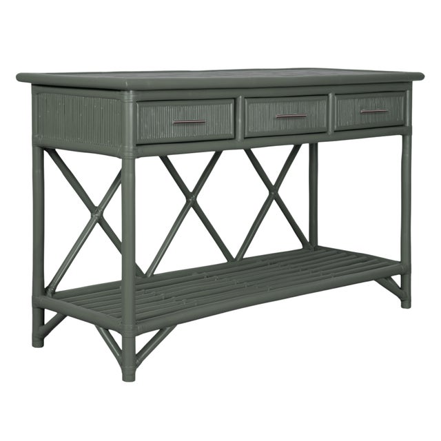 Not Yet Made - Made To Order Aruba Sideboard - Evergreen For Sale - Image 5 of 10