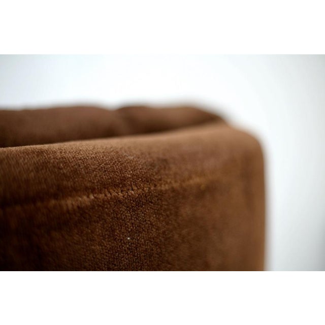 Velvet Fireside Chair from Steiner, 1970s For Sale - Image 6 of 16