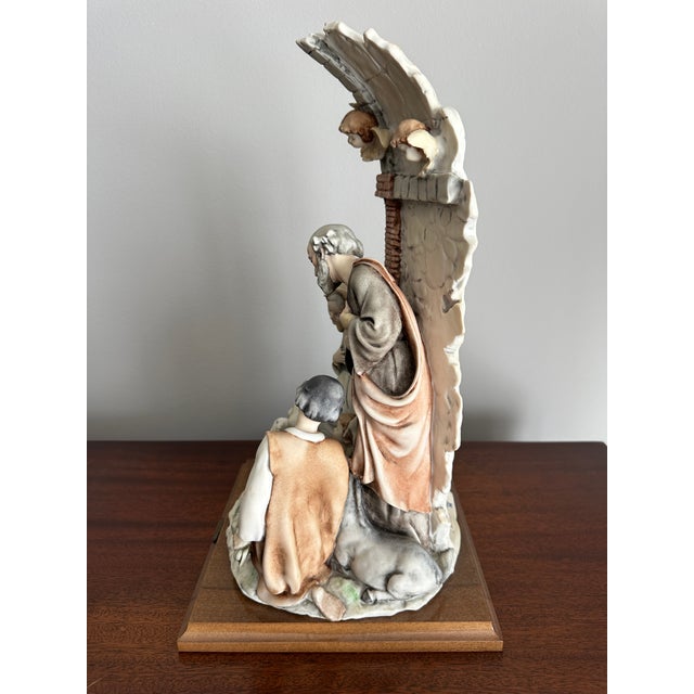 Renaissance Vintage 1983 Giuseppe Armani Florence Collection Nativity Group Sculpture #619c For Sale - Image 3 of 11