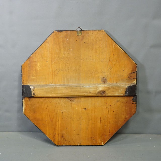 Antique Honor Target Landscape With Lake and Mountains, Germany 1925 For Sale - Image 6 of 6