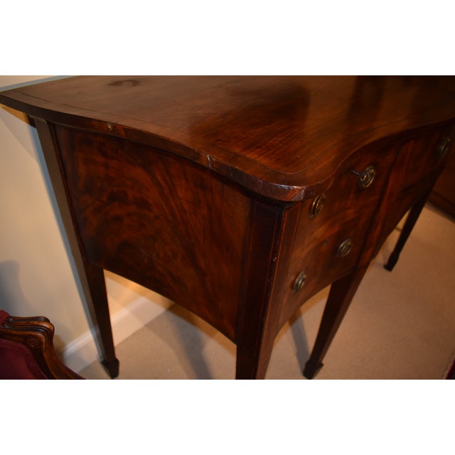 18th Century 18th Century English Hepplewhite Mahogany Sideboard For Sale - Image 5 of 6