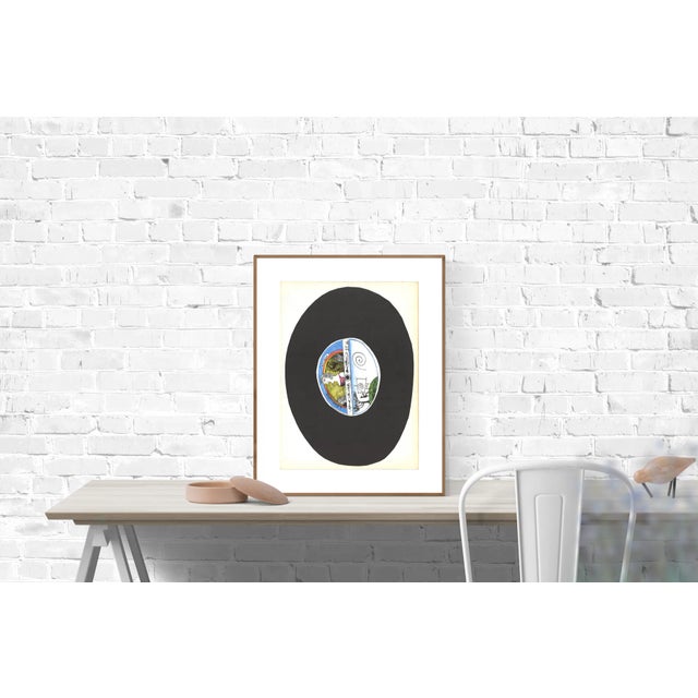 Saul steinberg- dlm no. 157 Cover: first edition lithograph published on the back cover of derriere le miroir (dlm) no....