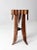 Wood Antique Tramp Art Palm Frond End Table For Sale - Image 7 of 12