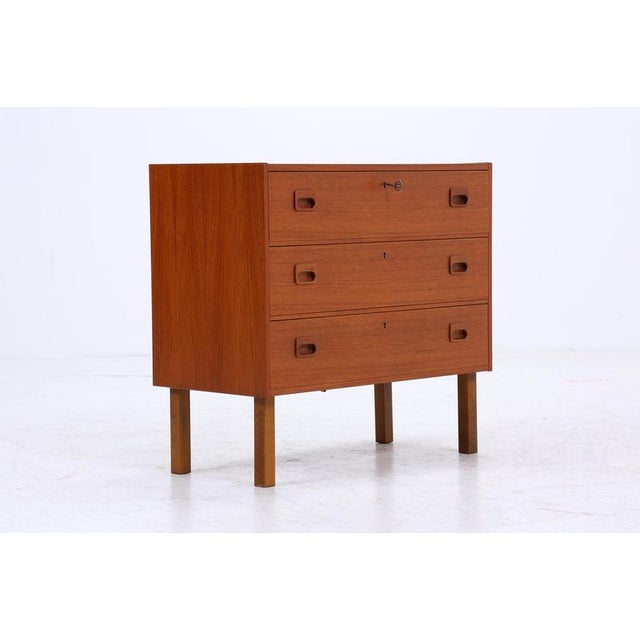 Mid-Century Teak Chest of Drawers, 1960s-1970s For Sale - Image 10 of 12
