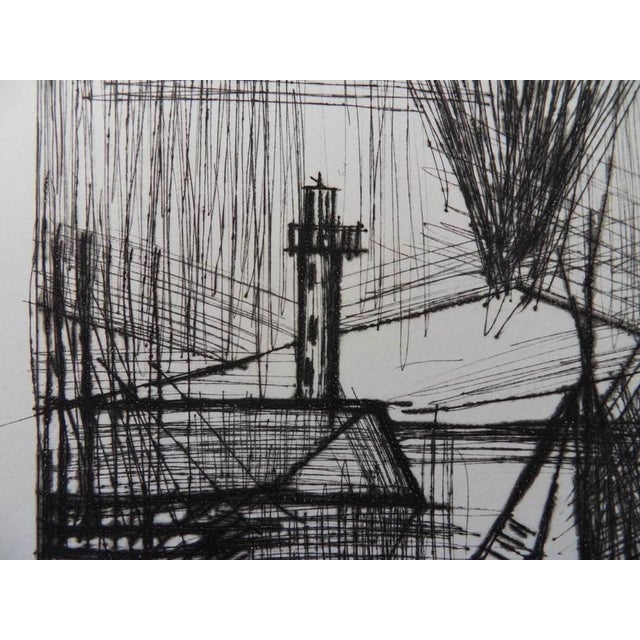 Bernard Buffet (1928-1999) The Lighthouse Original drypoint etching On wove paper, 28 x 38 cm (approx. 11 x 15 inches)...