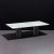 Doris White Carrara Marble Rectangular Dining Table by Fred and Juul Dimensions: D 120 x W 240 x H 74 cm. Materials: Black...
