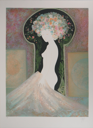 Guy Ribes, Fée du Printemps, Nude, Lithograph