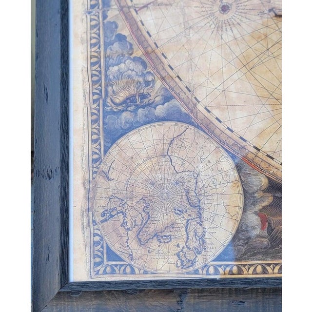 1864 Map of the World 1648 Roberts Maps 2018 Limited Edition Print 6 of 100 For Sale - Image 9 of 18