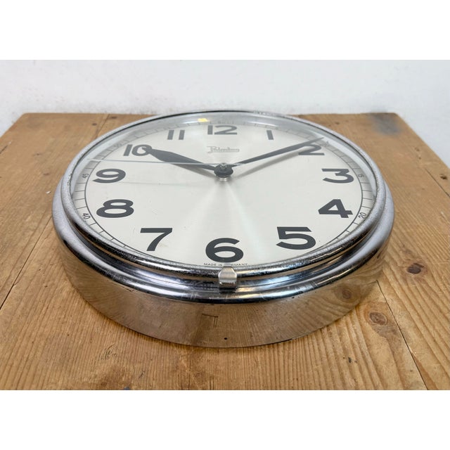 Vintage German Electric Wall Clock from Palmtag, 1960s For Sale - Image 11 of 18