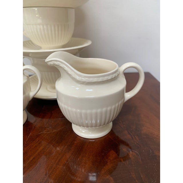 Wedgwood 1970s Wedgwood & Barlaston of Etruria “Edme” Tea Service - 10 Pieces For Sale - Image 4 of 6