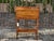 Wood Midcentury English Walnut Side Table with Drawers and Turned Legs For Sale - Image 7 of 10