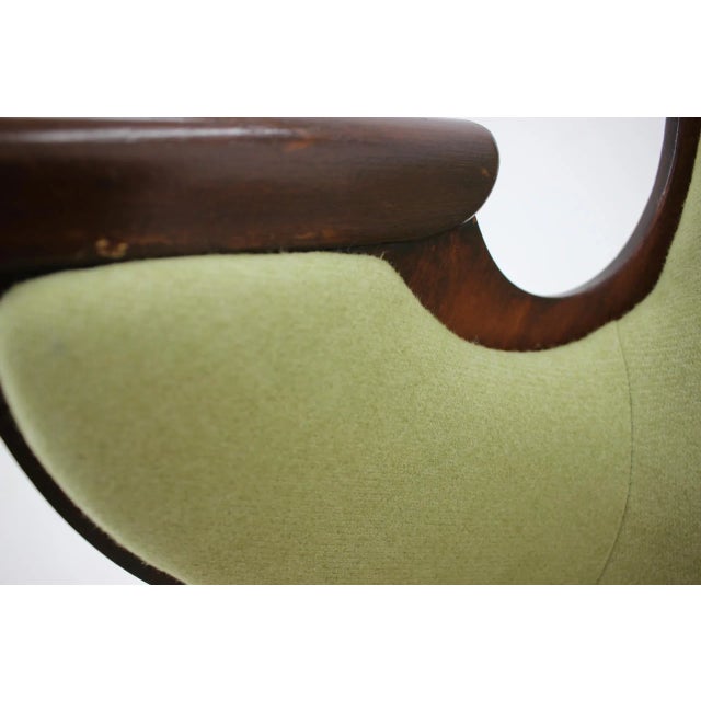 Beech Shell Chair by Hans Olsen for Bramin Mobler, Denmark, 1950s For Sale - Image 8 of 9