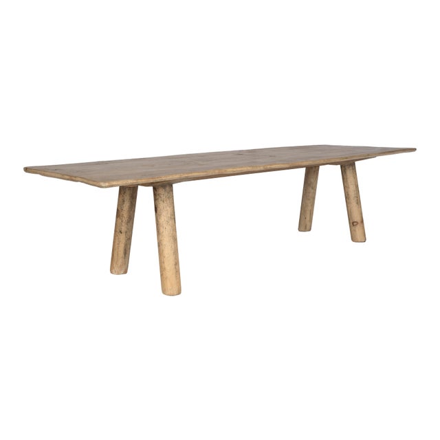 reclaimed elm dining table