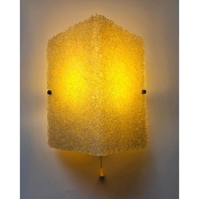 Mid-Century Acrylic Glass Wall Lamp from Pokrok, 1960s For Sale - Image 4 of 15