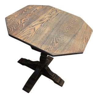 Antique Ferguson Brothers Octagonal Pedestal Table For Sale