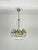 Art Deco 7-Light Chandelier in Brass and Glass, 1940s For Sale - Image 17 of 18
