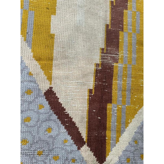 Art Deco French Rug by Cransac, 1930s For Sale - Image 9 of 18