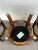 Vintage Traditional Style Frontgate Studded Leather Swivel Stool, a Set of 3 For Sale - Image 13 of 16