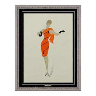 Early 20th Century Robe a Zip, Erté For Sale