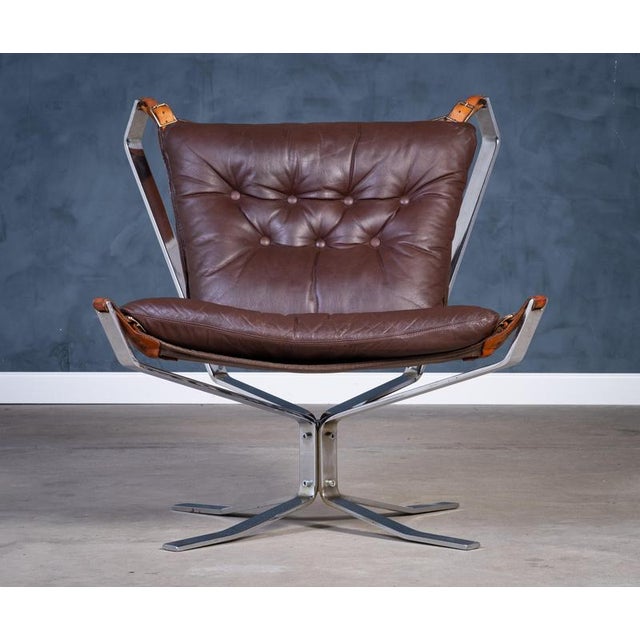 Superstar Armchairs in Leather with Steel Frames, 1970s, Set of 2 For Sale - Image 10 of 17