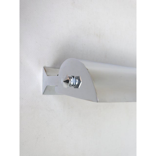 Art Deco Minimalist Chrome-Plated Wall Lights, France, 1920s, Set of 2 For Sale - Image 11 of 16