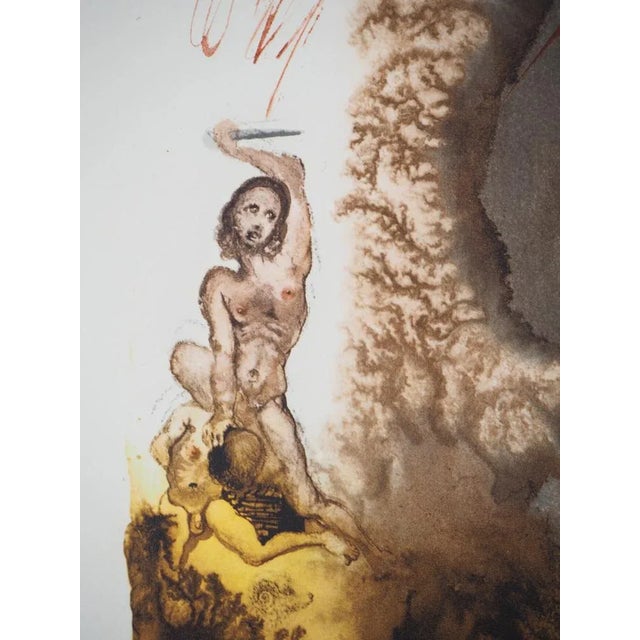 Salvador Dali, Biblia Sacra, The Sacrifice of Abraham, Lithograph For Sale - Image 4 of 5