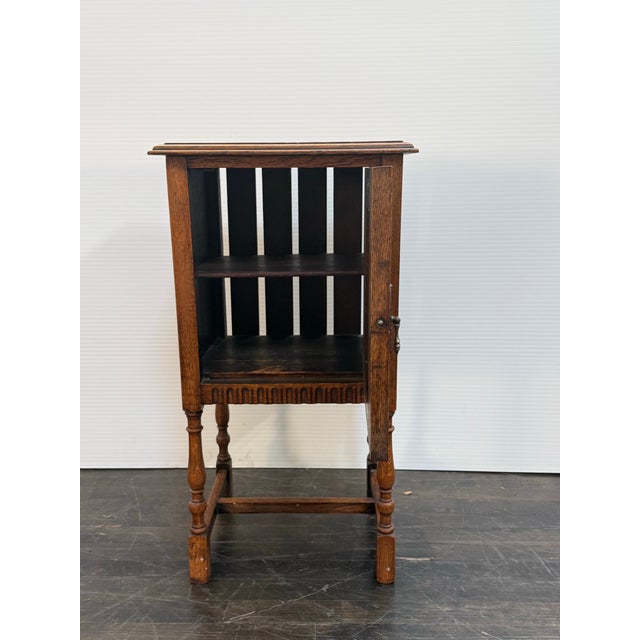 Waring & Gillow of Lancaster Jacobean Revival Nightstand, Antique For Sale - Image 4 of 12