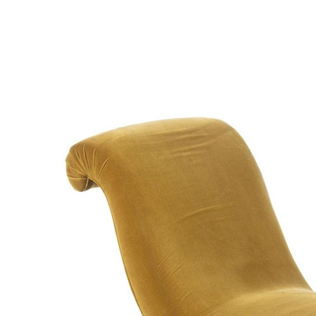 Furniture - Sofa. Portuguese, 20th century, wooden frame, fabric upholstery. Dimensions: 71 cm x 90 cm x 59 cm.