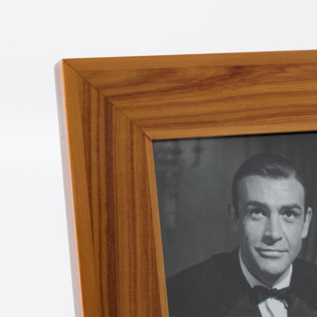 House of Gucci Fine-Grain Exotic Wood Picture Frame, Italy, circa 1980 For Sale In Atlanta - Image 6 of 9