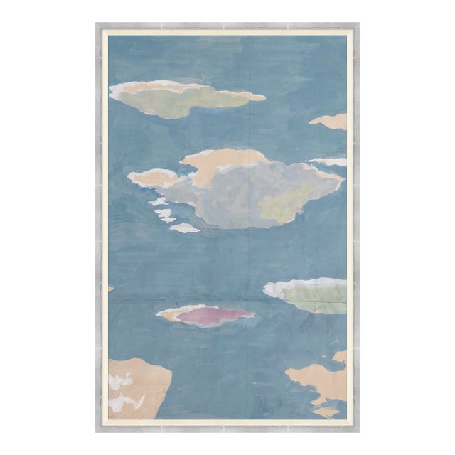 Clouds I Art Print in Silver Frame by Paule Marrot For Sale