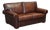Vintage Brown Leather 2-to-3-Seater Sofa from Multiyork For Sale