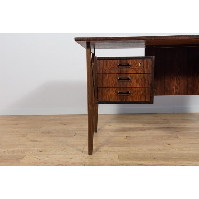 Mid-Century Rosewood Desk by Gunnar Nielsen Tibergaard for Tibergaard, Denmark, 1960s For Sale - Image 13 of 18