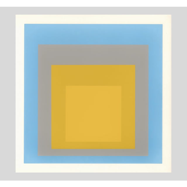 1968 Josef Albers "Homage to the Square" Serigraph "Wide Light" For Sale