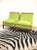 Vintage 1960s Mid Century Modern Green Boucle Upholstered Drexel Slipper Chairs, a Pair For Sale In Palm Springs - Image 6 of 9