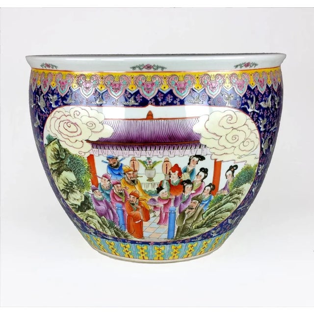 Famille Rose Fish Bowl For Sale In Greensboro - Image 6 of 11