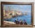 Zicca, The Port of Saint Tropez Animated by Fishermen, Oil on Panel, Framed For Sale - Image 4 of 8